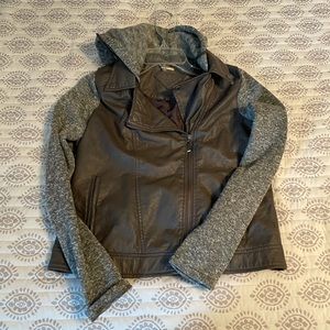 Joujou gray leather jacket